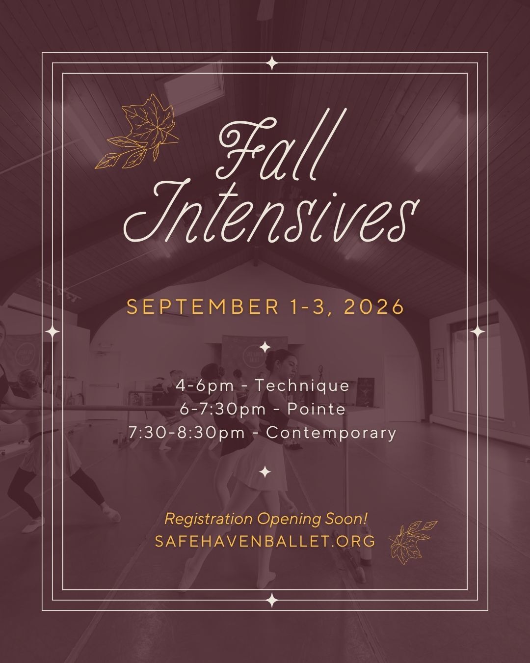 SHB Fall Intensive